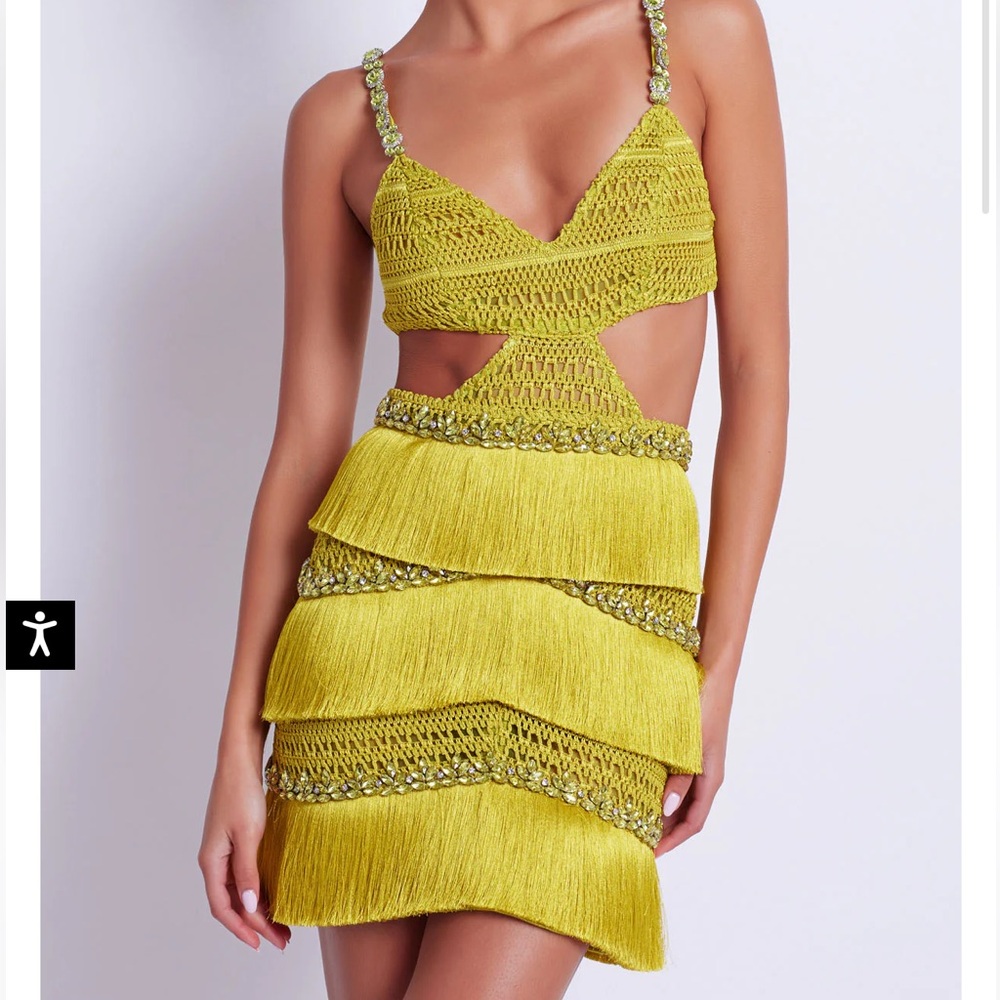 *BRAND NEW* PatBo Fringe Cocktail Dress